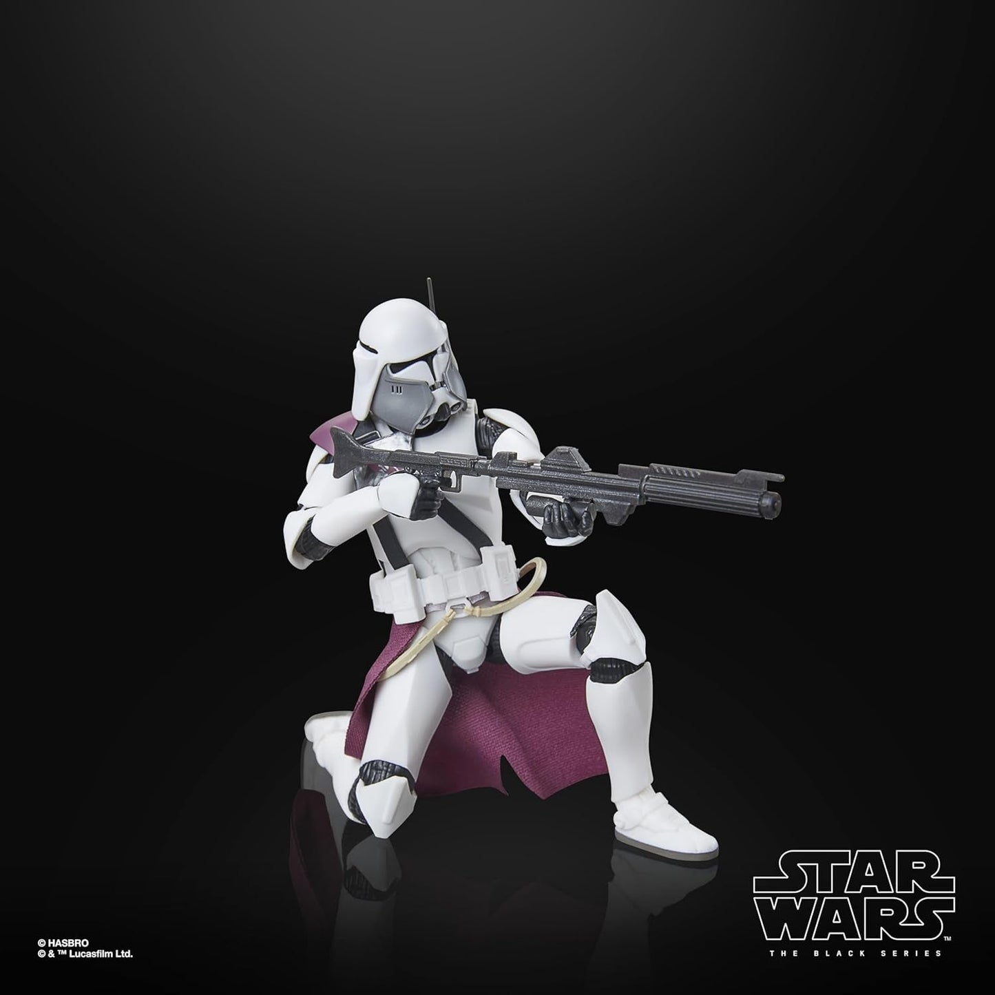 Velitel klonů černé série Star Wars Bacara, Star Wars: Ahsoka prémiová sběratelská figurka (15 cm) Akční figurky Naty Shop