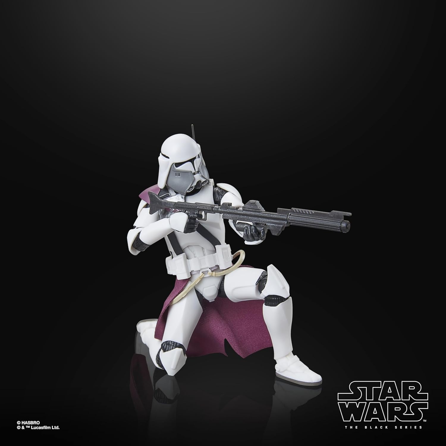 Velitel klonů černé série Star Wars Bacara, Star Wars: Ahsoka prémiová sběratelská figurka (15 cm) Akční figurky Naty Shop