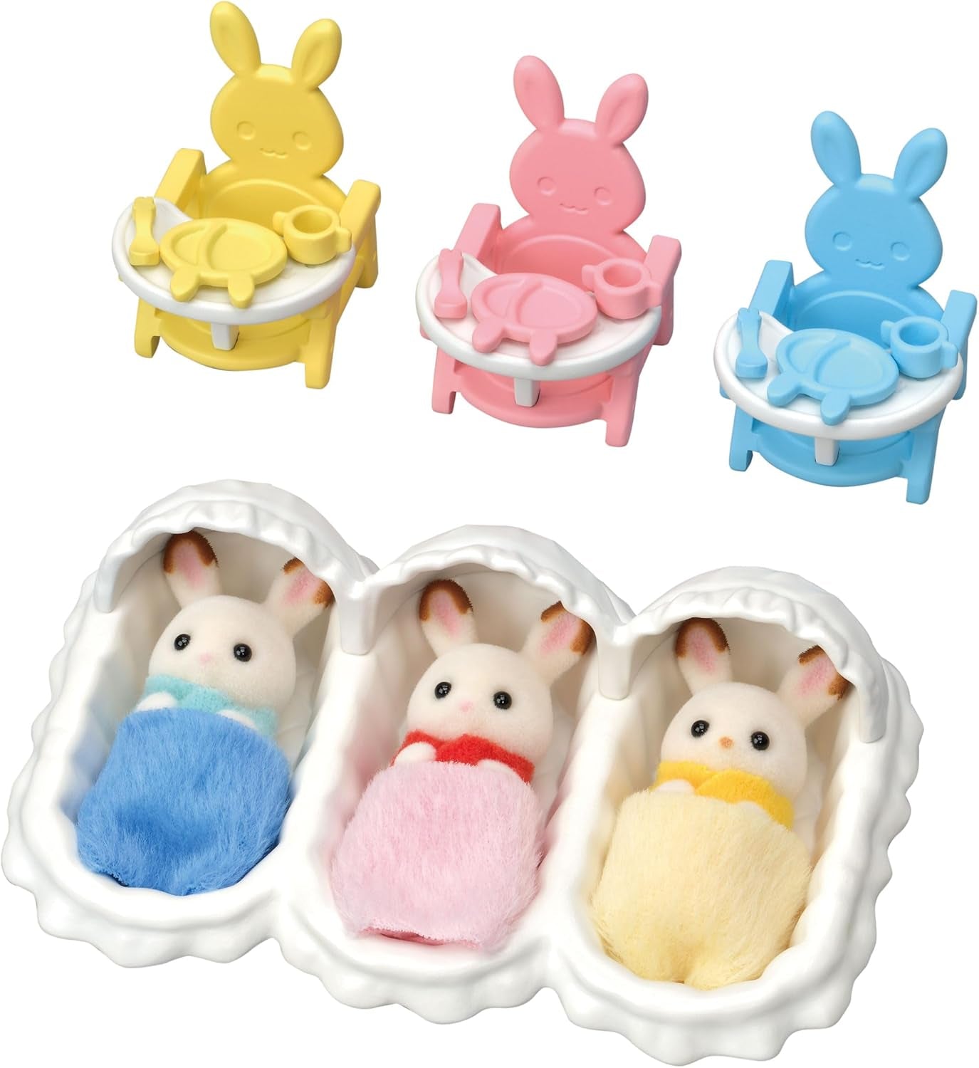 Startovací sada Sylvanian Families L5532 Triplets – domeček pro panenky