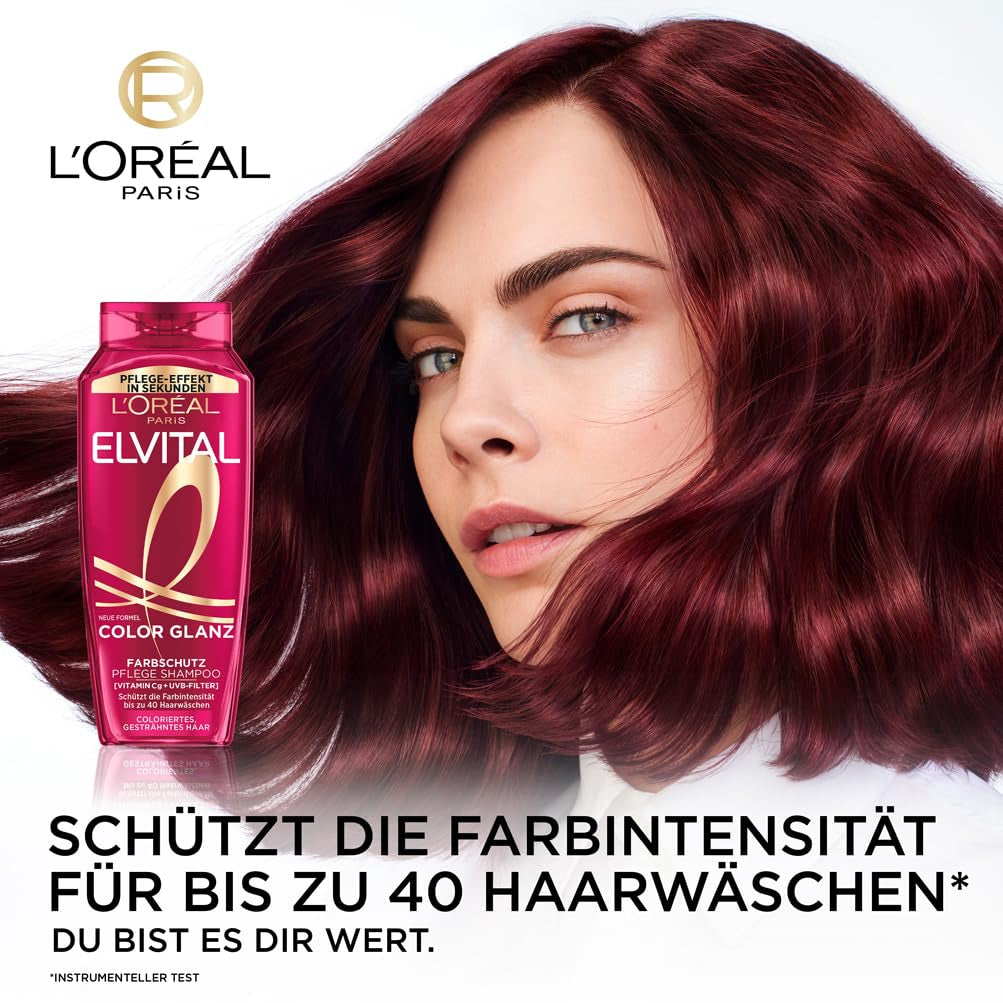 L'Oréal Paris Elvital XXL, Šampon pro ochranu barvy pro barvené vlasy, 1 litr Sprcha a koupel L'Oréal