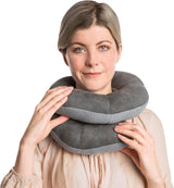 Luxusní polštářek Wrap-N-Rest, tmavě šedá/světle šedá