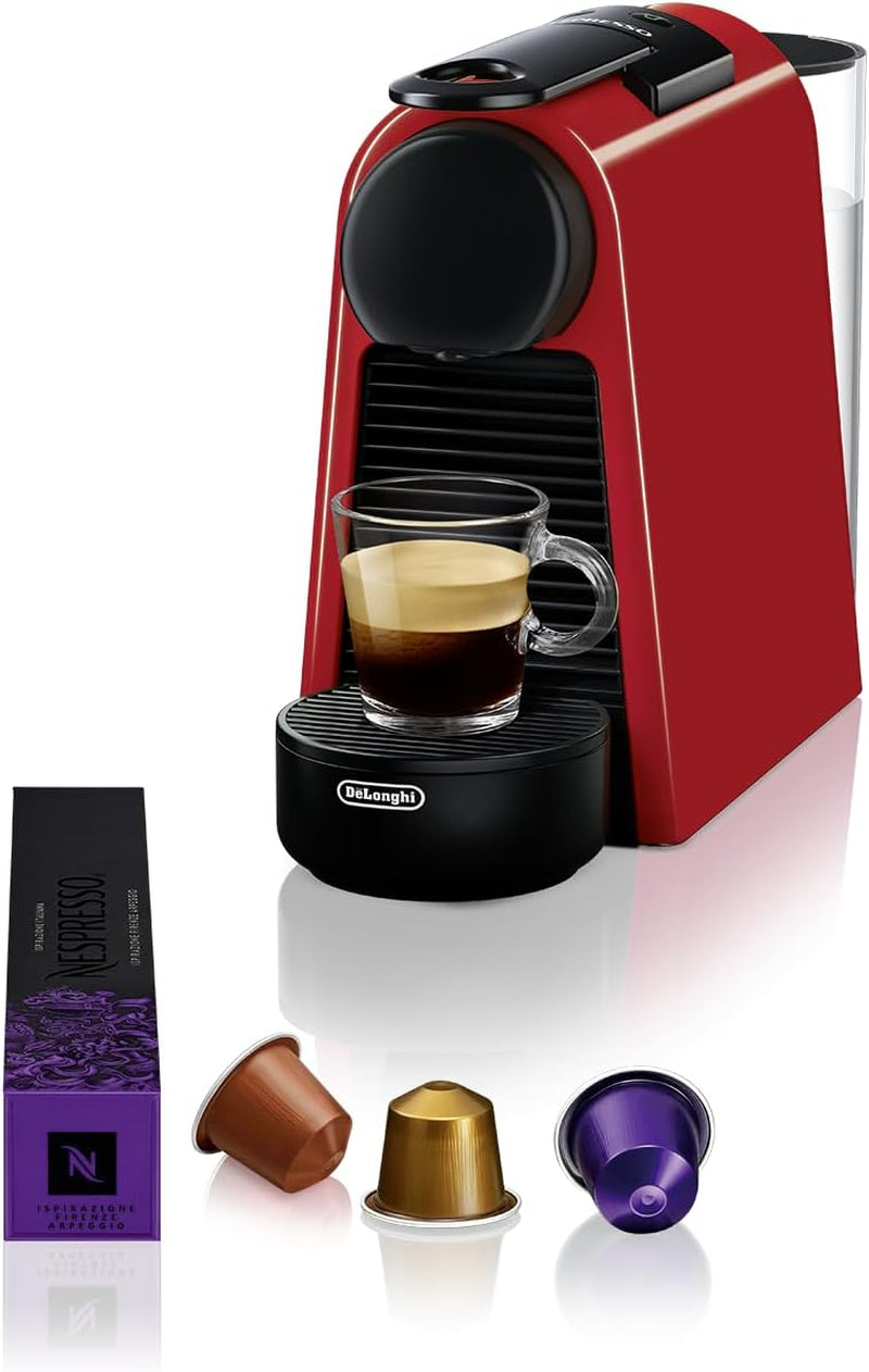Espresso kávovar s kapslemi Nespresso De'Longhi Essenza Mini, černý | Tlak čerpadla 19 bar | Nádrž na vodu 0,6 l | Na espresso a lungo | Malý kávovar na espresso – skvělé kávové okamžiky | EN85.B