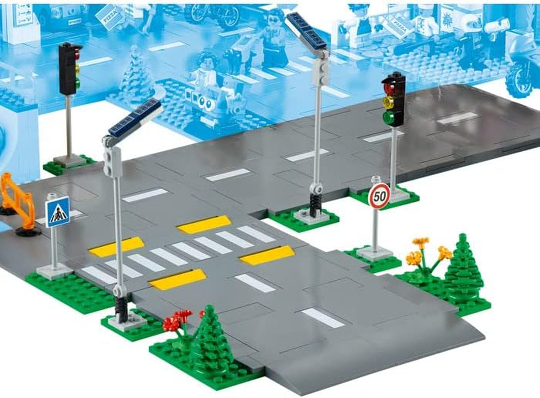 LEGO City Road Křižovatka se semafory Stavebnice s cihlami svítícími ve tmě 60304 Stavebnice Besuche den LEGO-Store