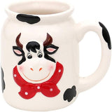 Dekohelden24 kravský keramický úložný box, cca. 12 x 11 x 20,5 cm, 20 boxů na skladování potravin Naty Shop Cup