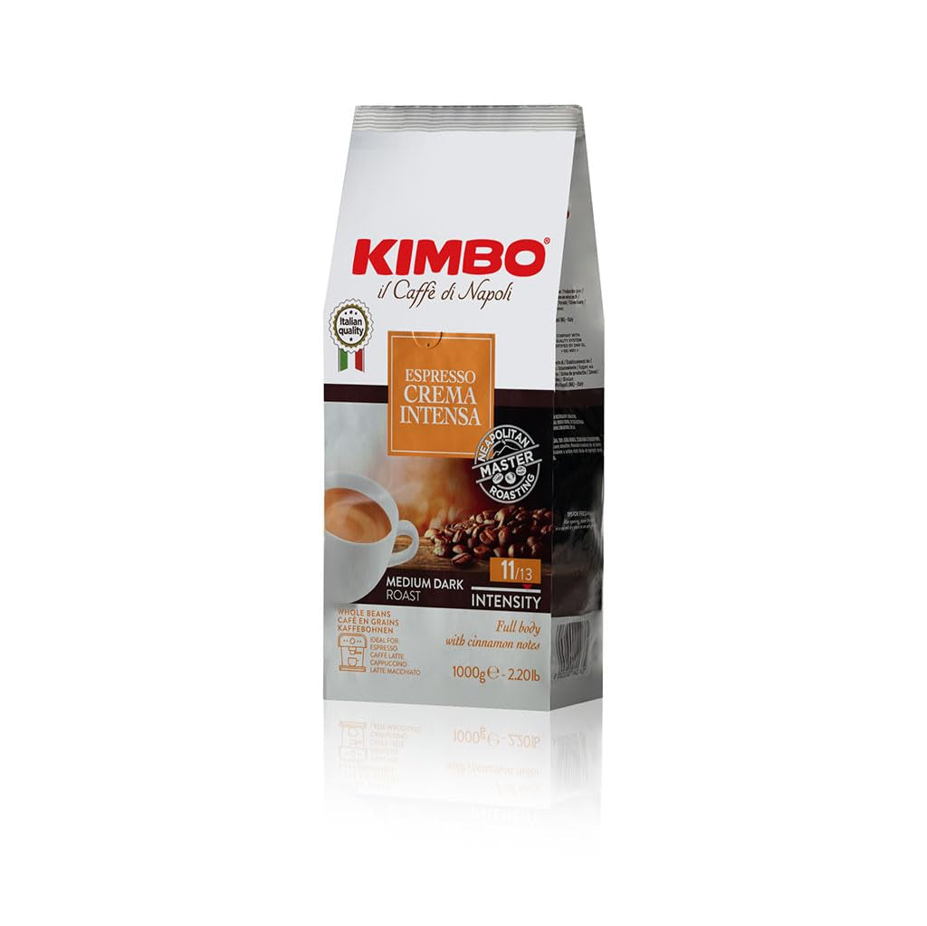 Celá zrnková káva Crema Intensa, středně pražená, sáček 1 kg