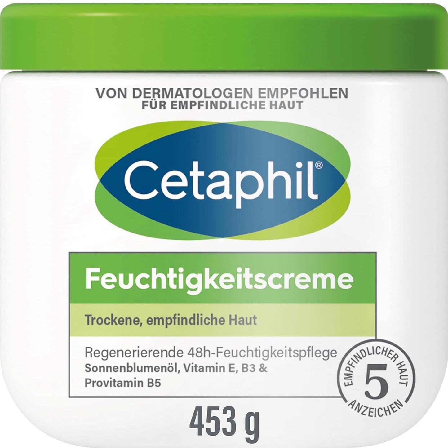 Cetaphil hydratační krém pro suchou citlivou pokožku 85 ml do sprchy a koupele Naty Shop 453 g mandle