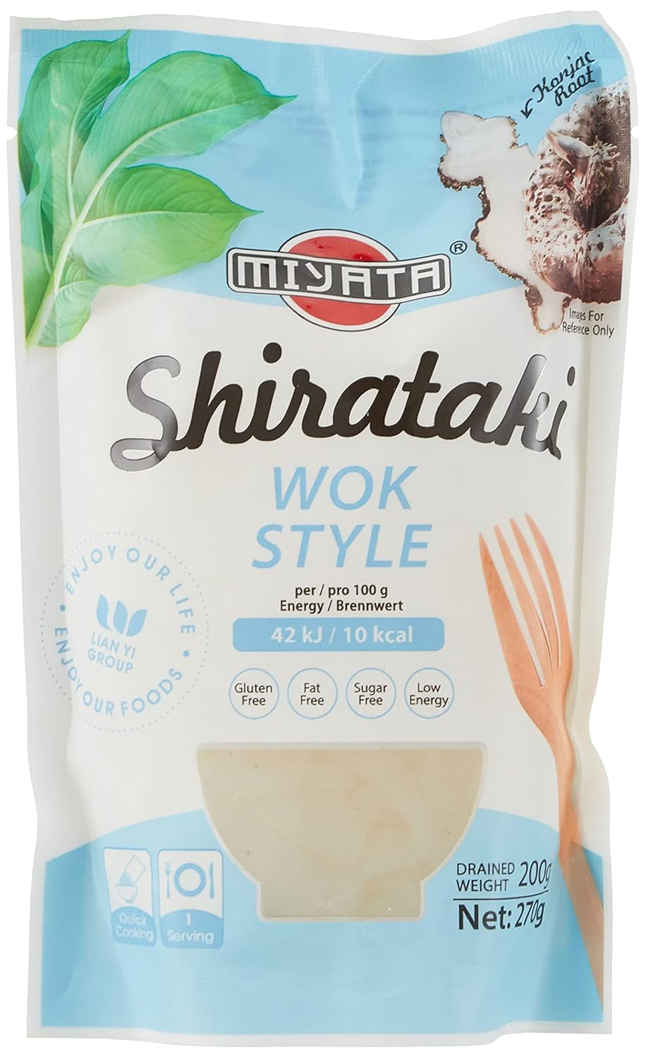 Miyata Shirataki Udon Nudle Konjac Mouka Balení 6 ks (6 x 270 g)