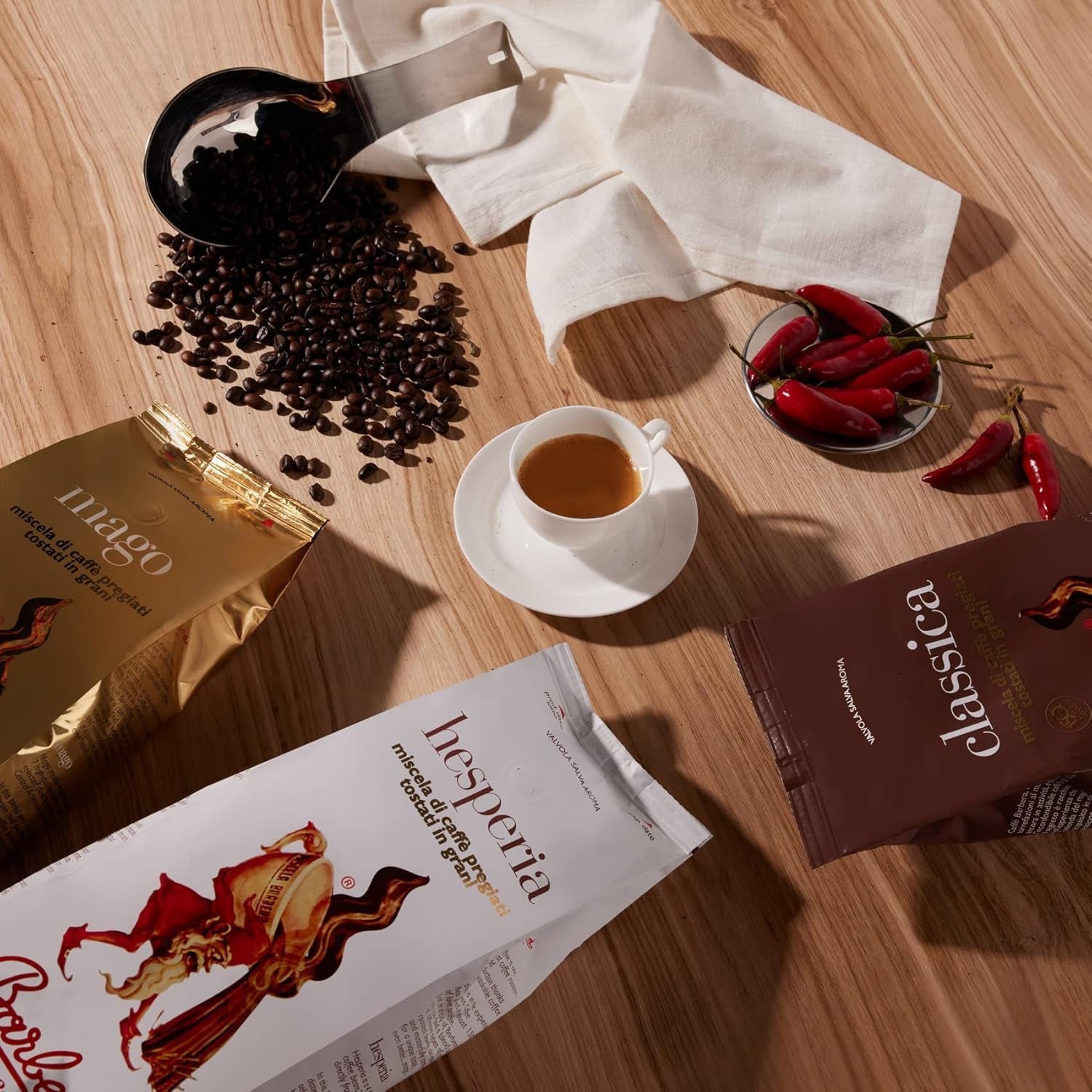 Caffè Barbera - Kávová sada se 3 směsmi - 1870