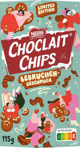 Nestlé Gingerbread, lahodná a křupavá svačina s příchutí perníku, politá mléčnou čokoládou a zjemněná ozdobnými proužky hořké čokolády, 1 balení (1 x 115 g)