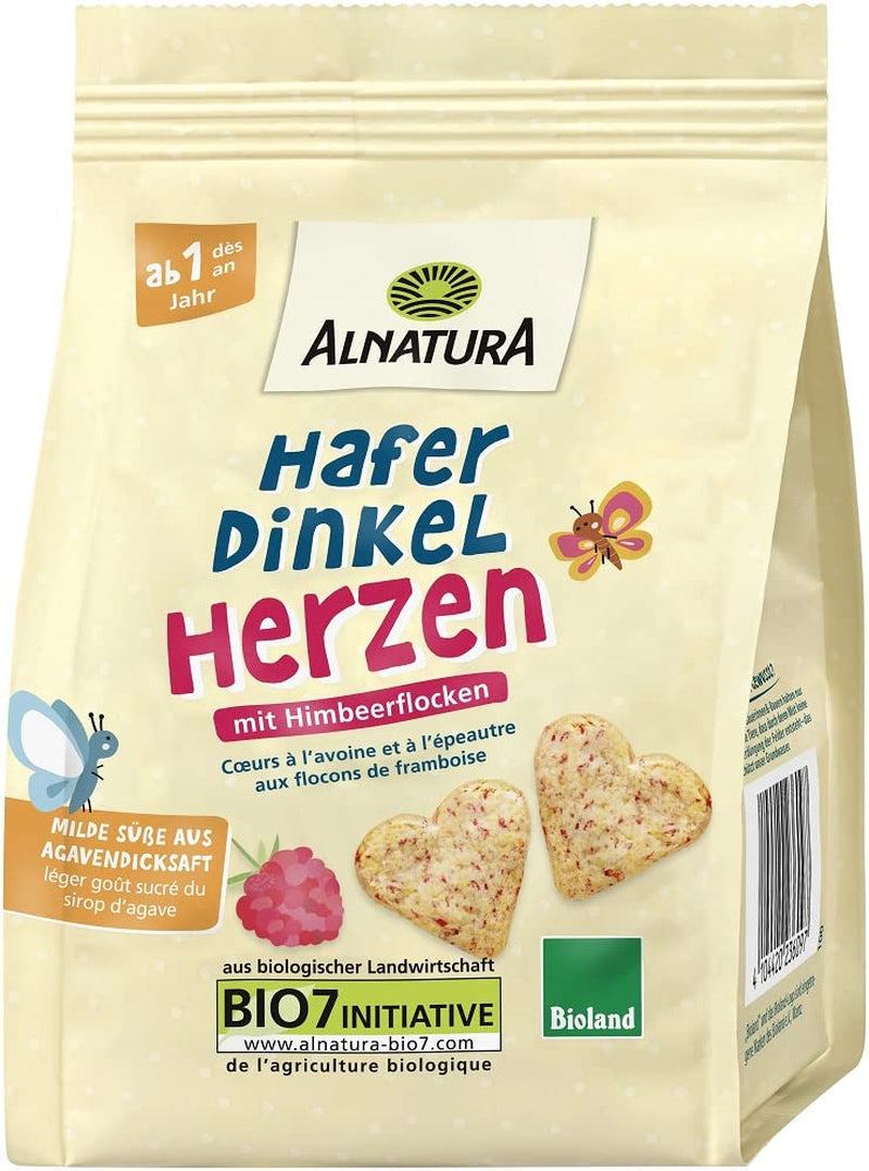 Bio ovesné a špaldové srdce, od 1 roku, 125 g
