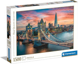 Clementoni - 31694 Collection - London Twilight, Puzzle 1500 dílků pro dospělé a děti 10 let, Dovednostní hra pro celou rodinu Puzzle Naty Shop Výchozí název