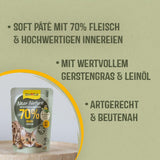 GimCat Near Nature Trial Mix 12 Pack - Bezobilné krmivo pro kočky od 7 měsíců s recepturou vhodnou pro daný druh a kořist - 12 sáčků (12 x 85 g)