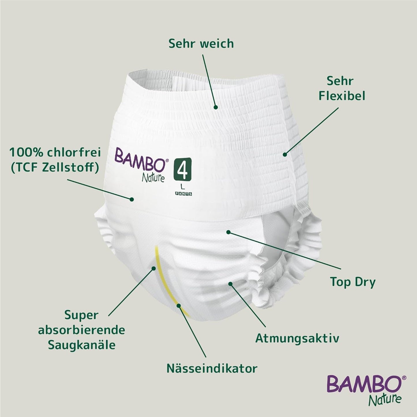 Tepláky Bambo Nature Premium