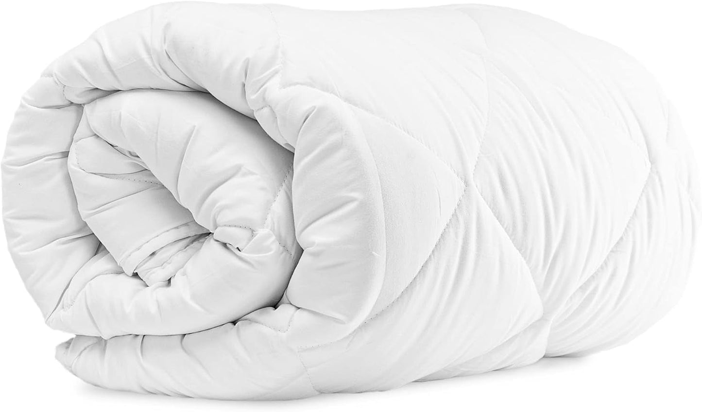 Letní deka Komfortec 135X200 Cm, 170Gsm, Tenká a lehká deka na léto, antialergická deka, bílá Peřiny a přikrývky Naty Shop 200 X 200 Cm Celoroční deka