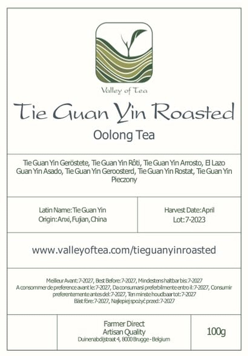 Tie Guan Yin Oolong čaj - pražený modrý čaj Ti Kuan Yin Čína - čínský Wu Long čaj Tieguanyin - modrý čaj Olongh čaj Olongo čaj