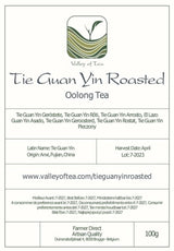 Tie Guan Yin Oolong čaj - pražený modrý čaj Ti Kuan Yin Čína - čínský Wu Long čaj Tieguanyin - modrý čaj Olongh čaj Olongo čaj