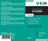 Rostlinný glycerin, 100% přírodní, přírodní zvlhčovač pro vlasy a pokožku, ideální pro mýdla, šampony, krémy, 1 litr Sprcha a vana Naty Shop