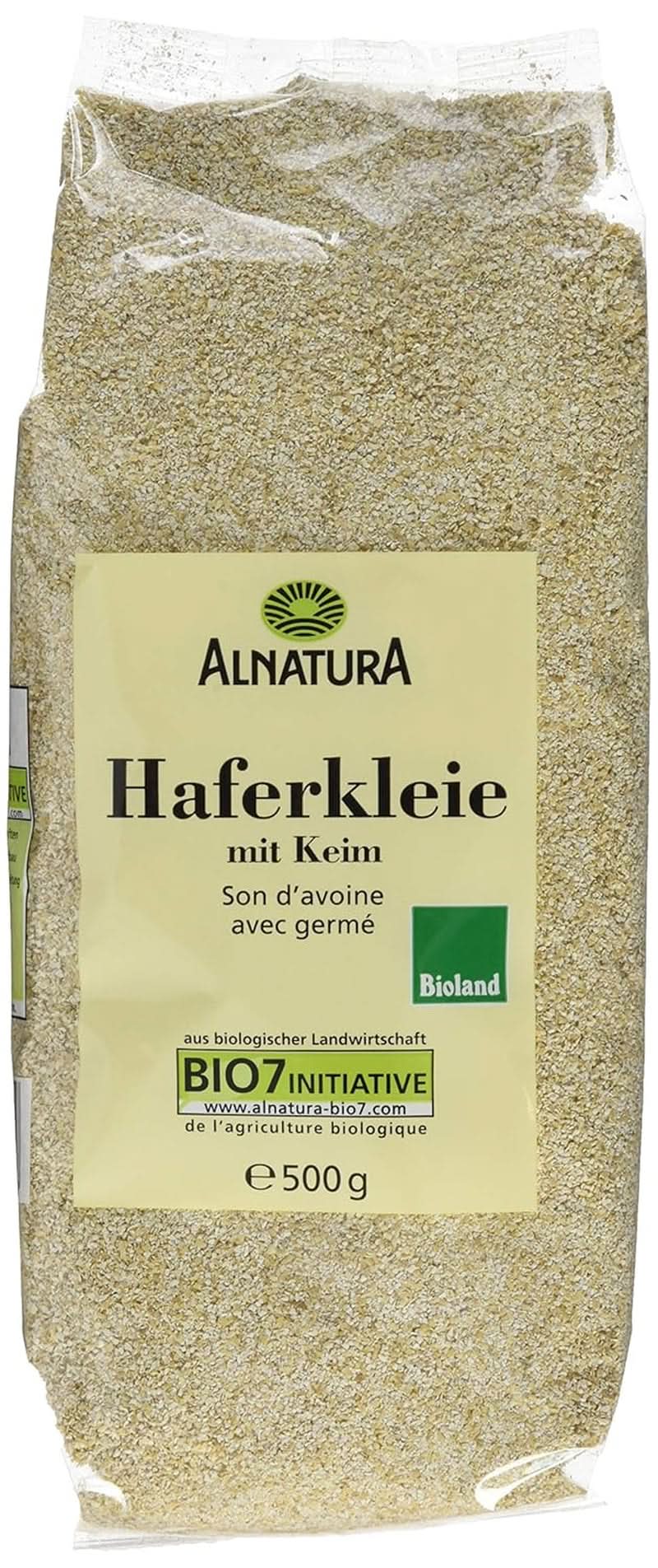 Bio ovesné otruby s klíčky, 500 gramů Cereale Naty Shop