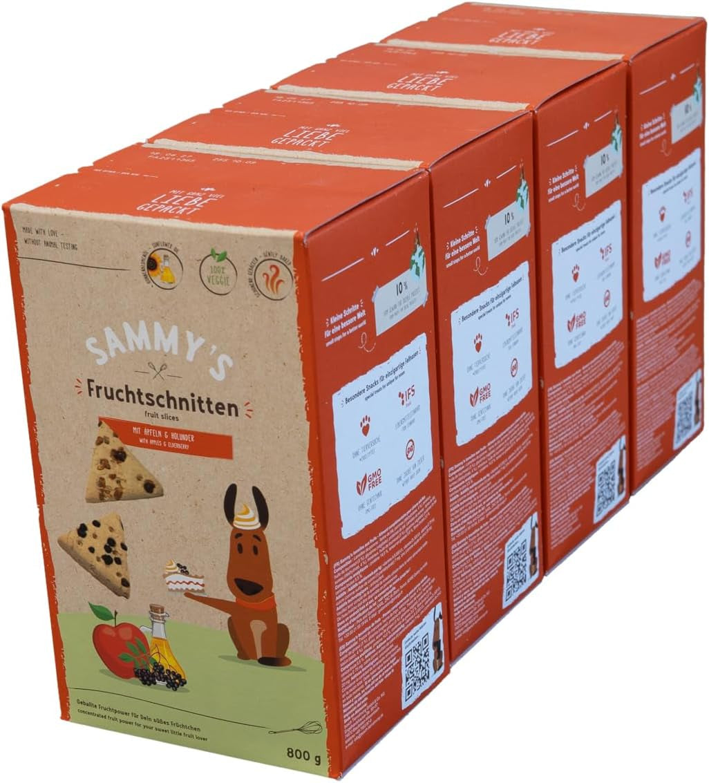 Sammyho müsli mince | Křupavé pečené svačiny pro psy | 5 obilných müsli mincí pro vašeho velkého chlupatého přítele (30 kg+) | 1 kg
