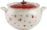 Villeroy & Boch Toy's Delight Terrine, 3 litry, prémiový porcelán, bílá/červená