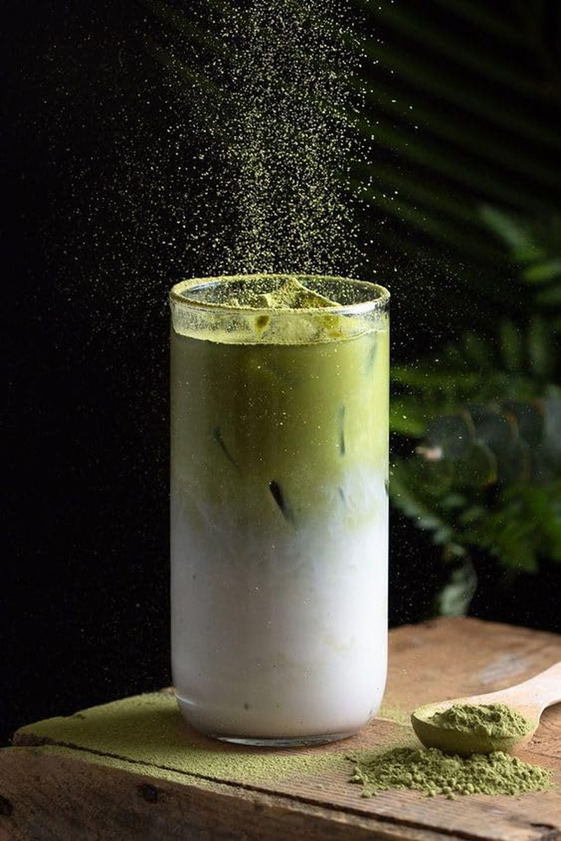 Umami Bio Matcha prášek ze zeleného čaje – kulinářské kvality, pěstovaný v Uji, Kyoto (Japonsko) z ekologického zemědělství. Vynikající k pití nebo k vaření v kuchyni 100 g...
