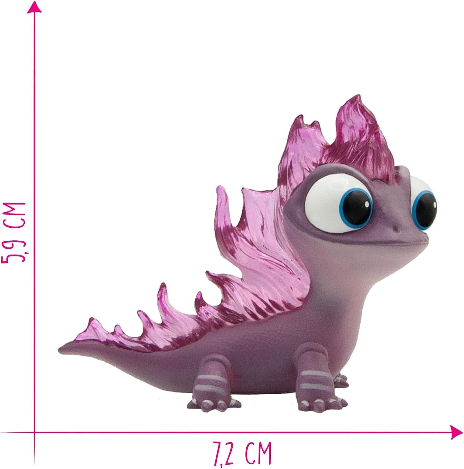 Bullyland 13515 - Brown Salamander figurka od Walta Disneyho The Ice Queen, cca. 7,2 cm, věrné detailům, ideální jako malý dárek pro děti od 3 let akční figurky Naty Shop