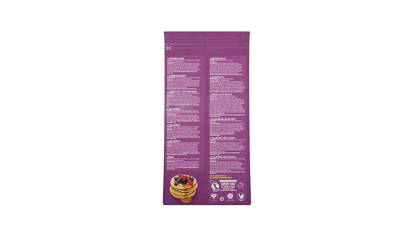 Mehl "Farine" - Basismehlmischung Glutenfrei 1Kg, 10Er Pack Směs na pečení a vaření Naty Shop