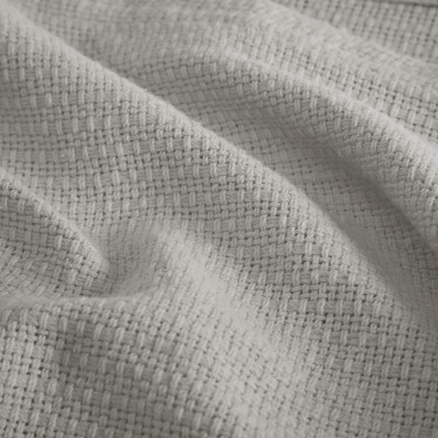 Madison Park Freshspun Wicker Twin Šedá bavlněná deka Postele a deky Madison Park