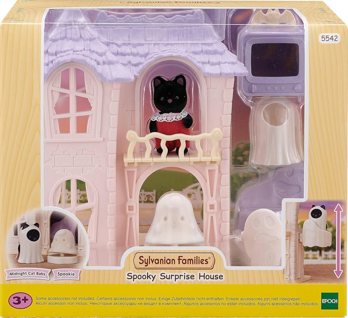 Sylvanian Families 5542 Spooky Haunted House - Domeček pro panenky Hrací sada Domky pro panenky Naty Shop