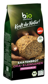 Biocentrální celá lněná semena | 7 x 400 g bio lněných semínek | Ideální do jogurtu, müsli a chleba | Alternativa psyllia, konopných semínek a chia semínek
