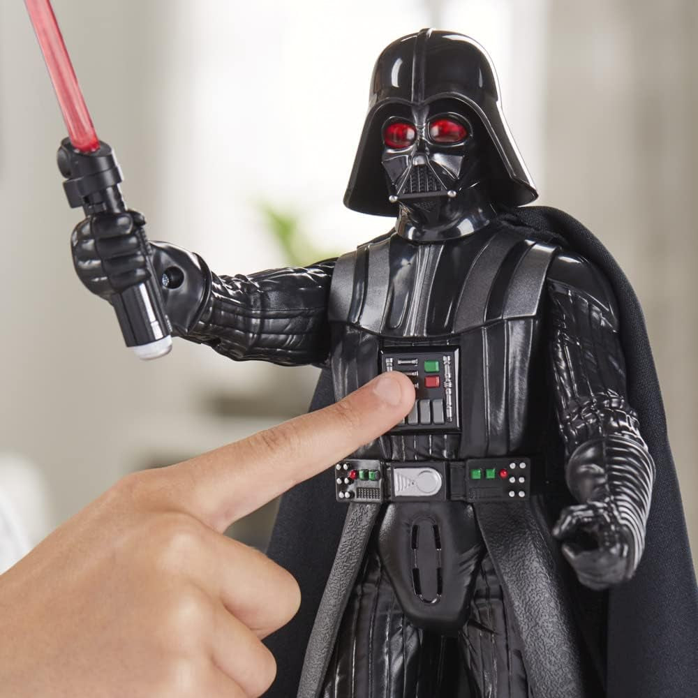 Galaktická akční figurka Star Wars Darth Vader, 30 cm velká interaktivní elektronická akční figurka, Dětská hračka Akční figurky 4+ Naty Shop