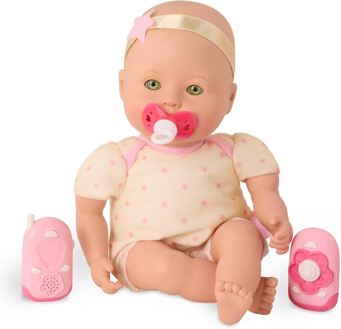 Panenka Baby Sweetheart – Před spaním – 31 cm – Měkké tělíčko – Doplněk k dudlíku – Předstíraná hra – Hračka pro 3 roky a více