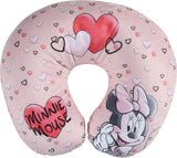 Tataway ve Viaggio SI roste - Disney Minnie Mouse Travel Polštář | Jemný sametový materiál | Ruční praní na 30° | Náplň s mikroperličkami | Dětská židle vhodná od 3 let, Růžová, jedna velikost, sametová Cestovní polštářky Naty Shop Výchozí název
