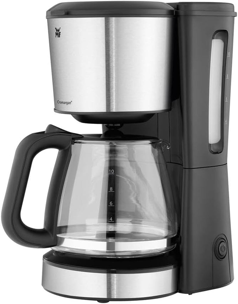 Espresso WMF Bueno se skleněnou karafou, filtrovaná káva, 10 šálků, tlačítko zapnutí/vypnutí, systém proti odkapávání, oscilační filtr, automatické zastavení, topná deska, 1000W