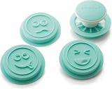 Silikomart 25.440.39.0069, sada řezaček Emoji, Ø73 MM Naty Shop