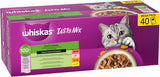 CHUTNÁ MIX WHISKAS Nassfutter v omáčce für Katzen 40 x 85 g Chef's Choice