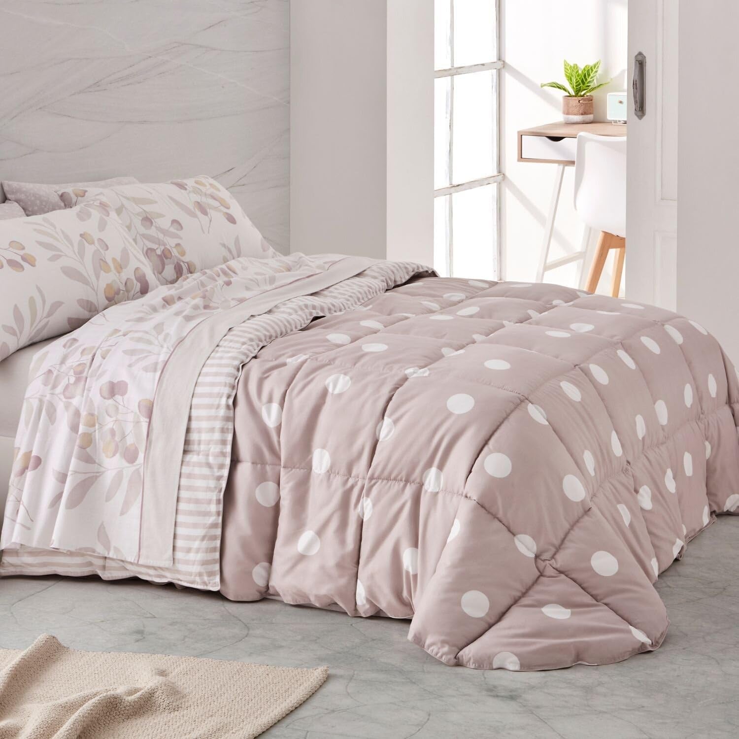 Přikrývka přikrývka, syntetická, mátově zelená, Ancho 150 až 160 Cm Přikrývky a přikrývky Naty Shop Pískové barvy Ancho 105 Cm