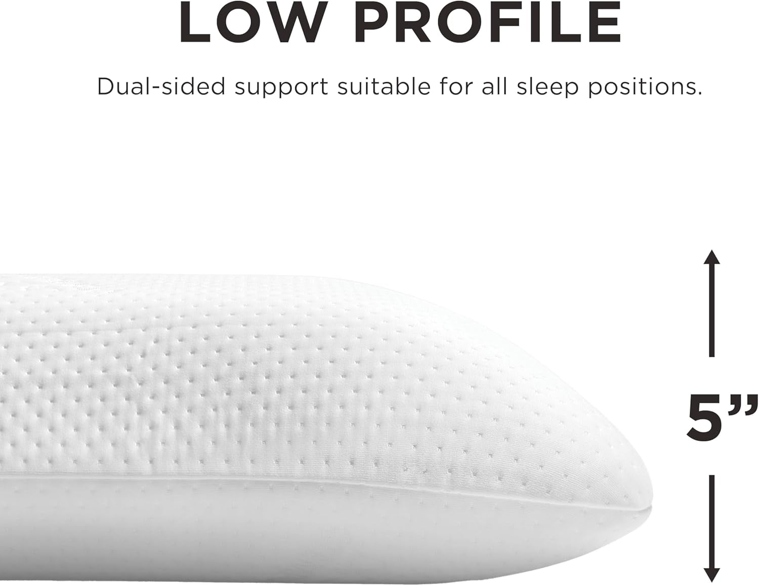 TEMPUR-PEDIC Symphony Polštář Vyrobeno z paměťové pěny, Luxusní, Měkké, Standardní, Bílé Standardní polštáře Naty Shop