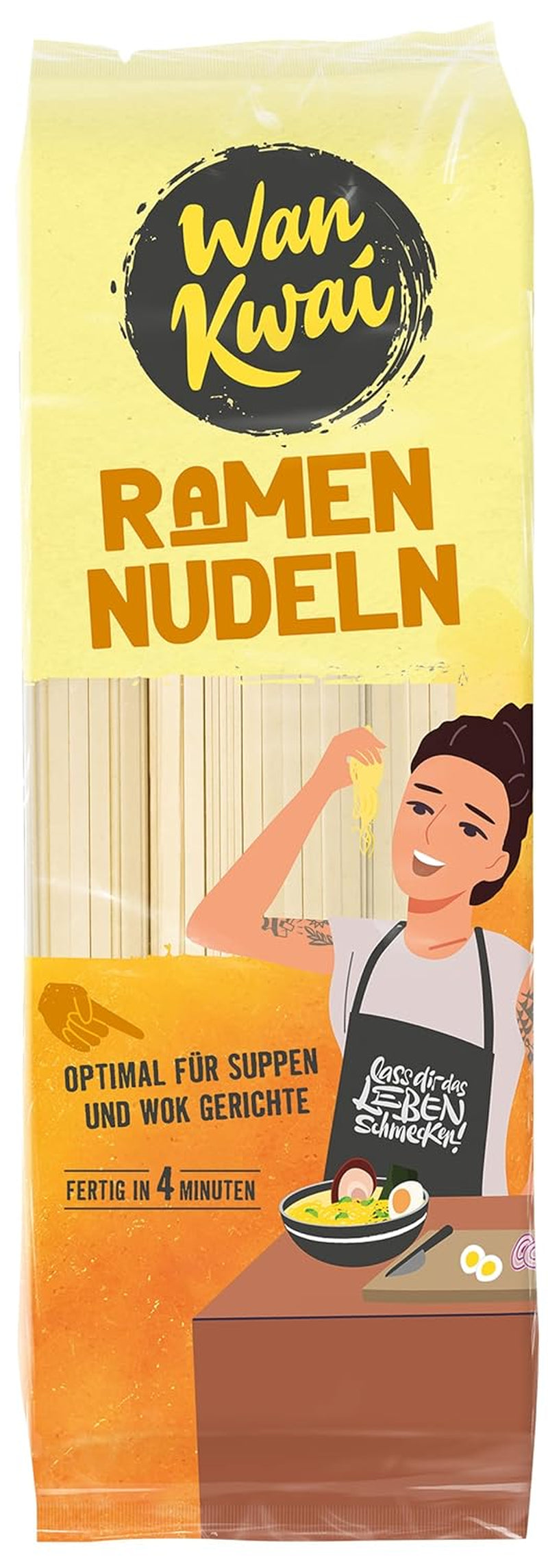 Wan Kwai Ramen Noodles 300g – Autentická příchuť pro asijskou kuchyni. Všestranné, rychlá příprava, vysoce kvalitní suroviny. Ideální do polévek a wok pokrmů.