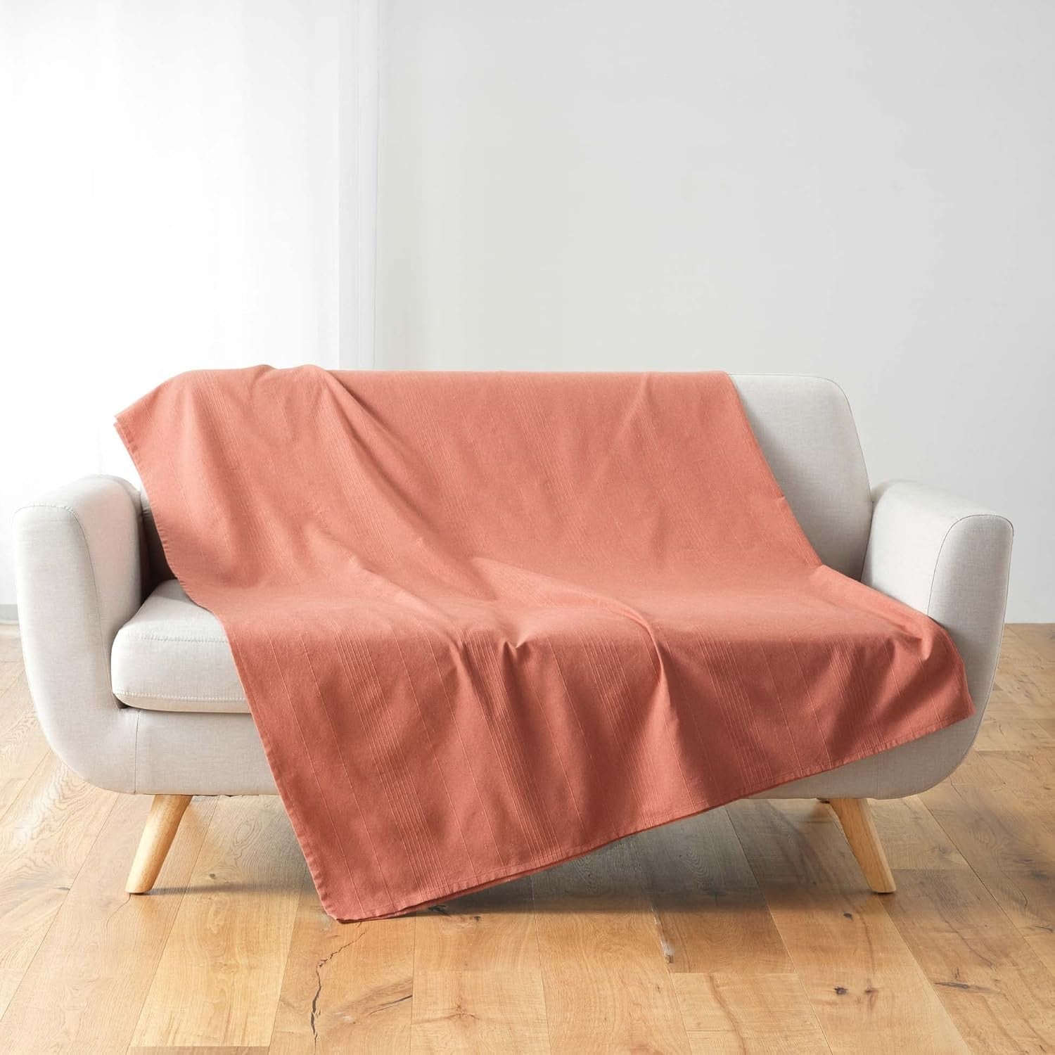 Douceur D'Intérieur, Deka (220 X 240 Cm) Lucile Curry, Polycotton, Jednobarevné Postele a deky Douceur d'Intérieur Marsala 180 X 220 Cm