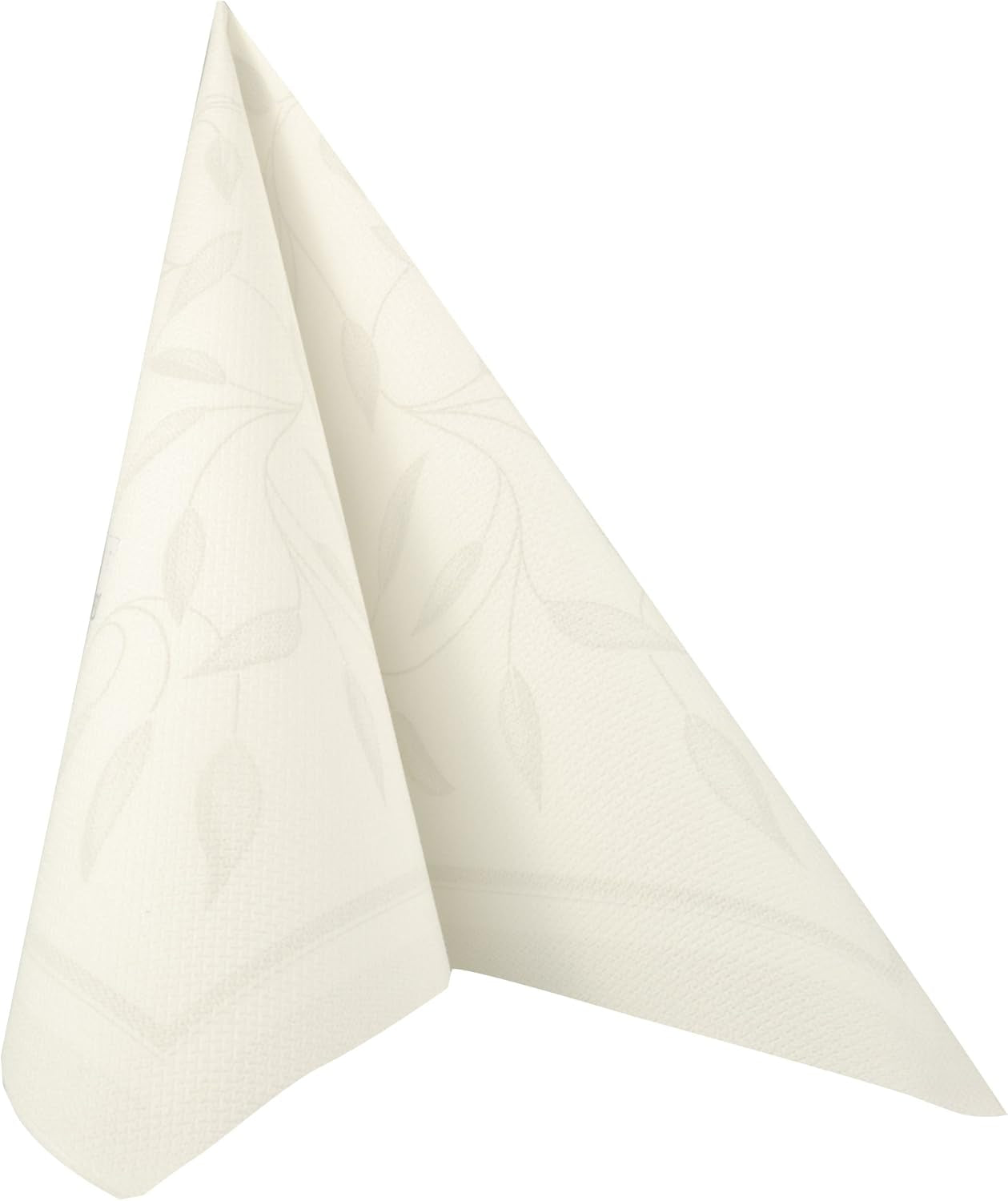 Papstar, 50 ubrousků "ROYAL Collection" 1/4 násobek 40 cm X 40 cm Bílá "New Mediterranean", #11652