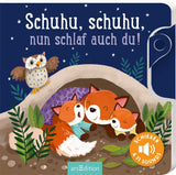 Šup, šup, teď taky spíte!: Posuvník a 11 zvuků | Inovativní kniha se zvuky posuvníku pro nejmenší od 18 měsíců Baby Toys Naty Shop Book