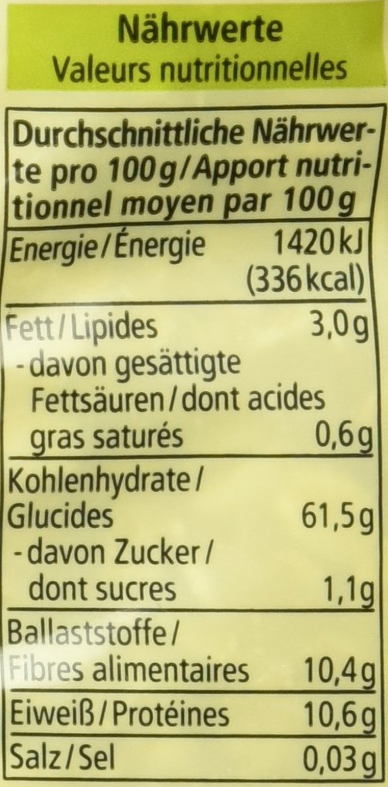 Bio 5-Kornflocken, 500G Cereálie Naty Shop