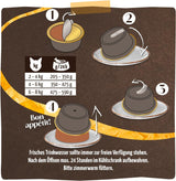 MjAMjAM - Prémiové mokré krmivo pro kočky - Panna Gatto - jemné kuře s ušlechtilou polevou, balení 12 ks (2x80g), bez obilovin