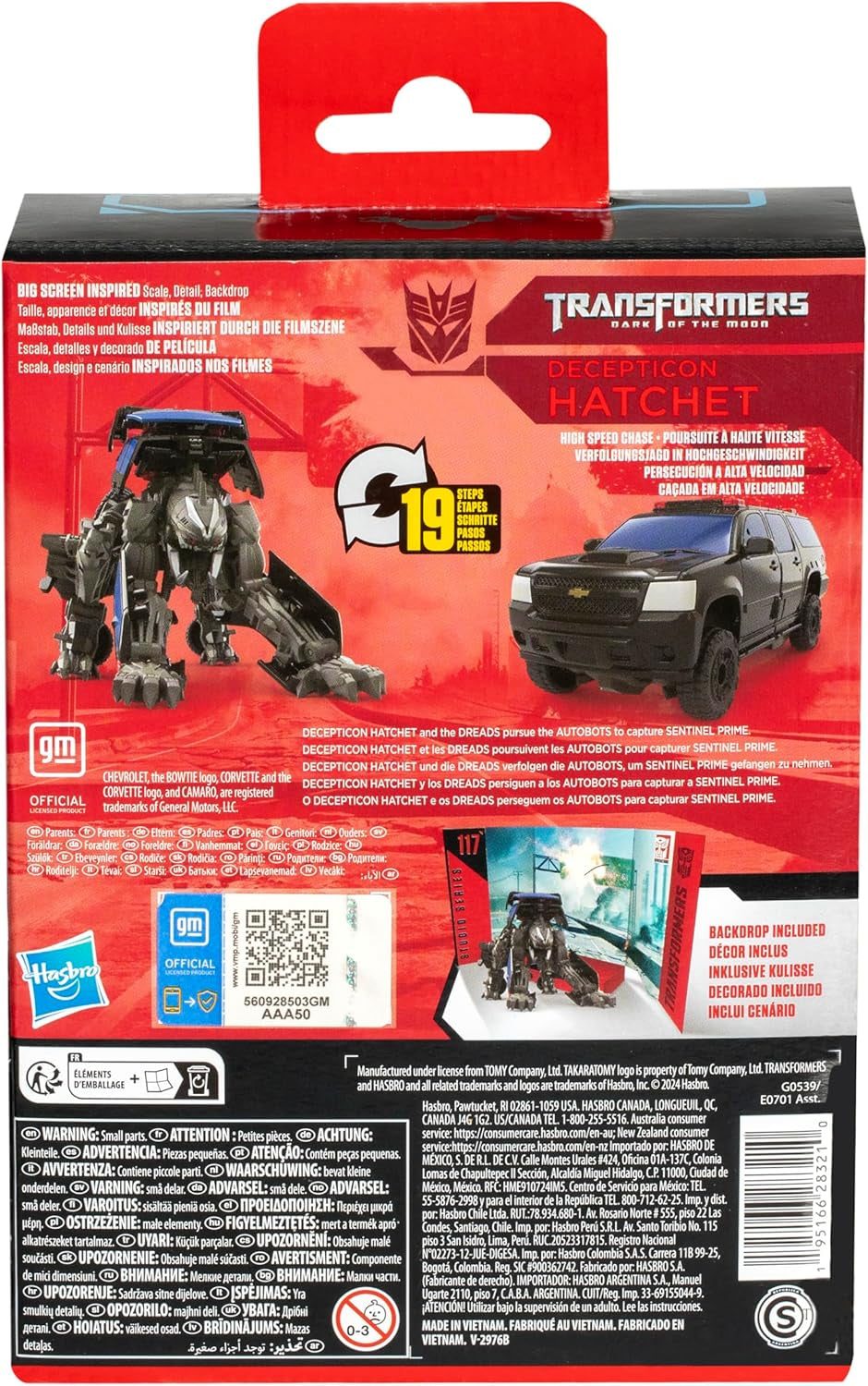 Transformers Studio Series Luxusní třída Transformers: The Dark Side of the Moon 94 Akční figurka Decepticon Hatchet Akční figurky Naty Shop