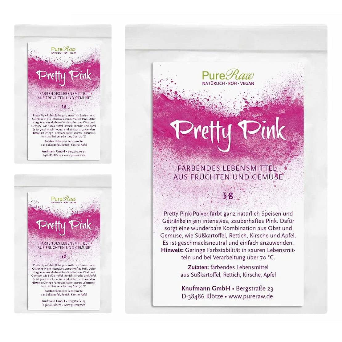 Magic Blue Spirulina Natural Food Color Powder Blue (Raw Vegan) Tmavě modrá až světle pastelově modrá - Phycocyanin Algae Powder Food Color - Natural Food Color | Pureraw 5G