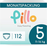 Plenky Pillo, velikost 7, 84 kusů, 4 balení po 21 plenkách, velikost 7 - XXL (15+ kg) - Dětské plenky
