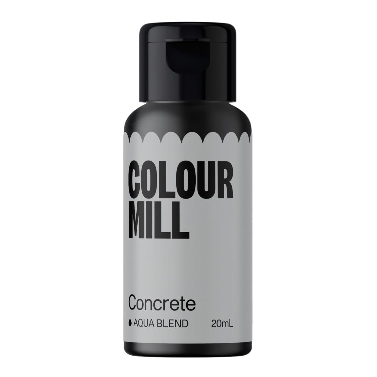 Color Mill Aqua Blend Concrete potravinářské barvivo: tekuté potravinářské barvivo na vodní bázi - 20 ml