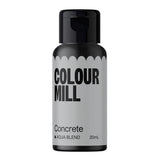 Color Mill Aqua Blend Concrete potravinářské barvivo: tekuté potravinářské barvivo na vodní bázi - 20 ml