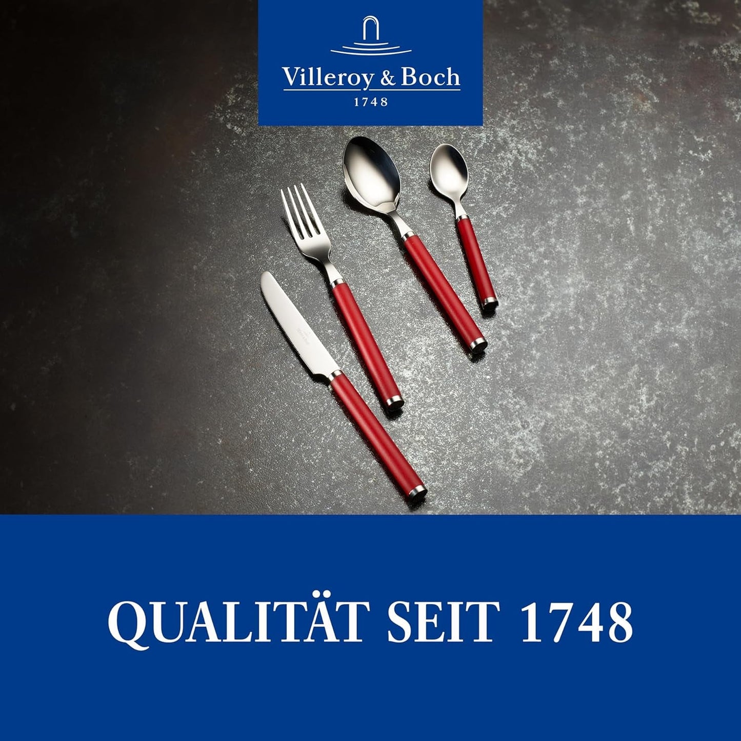 Villeroy & Boch – Hrajte! Sada příborů Red Roses 30 kusů Kitchen Naty Shop